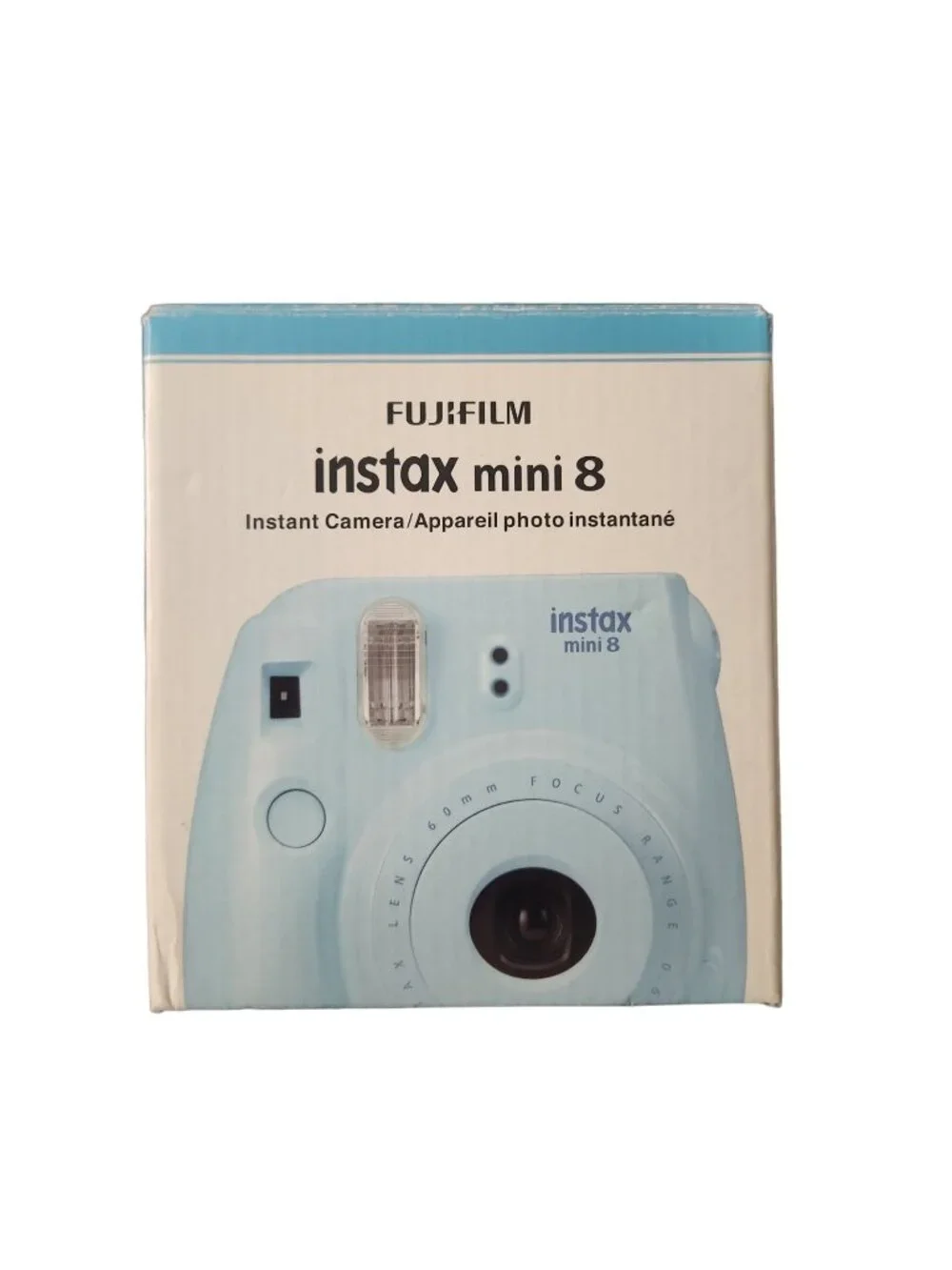 Fujifilm Instax Mini 8 Instant Print Camera With Box Baby Blue